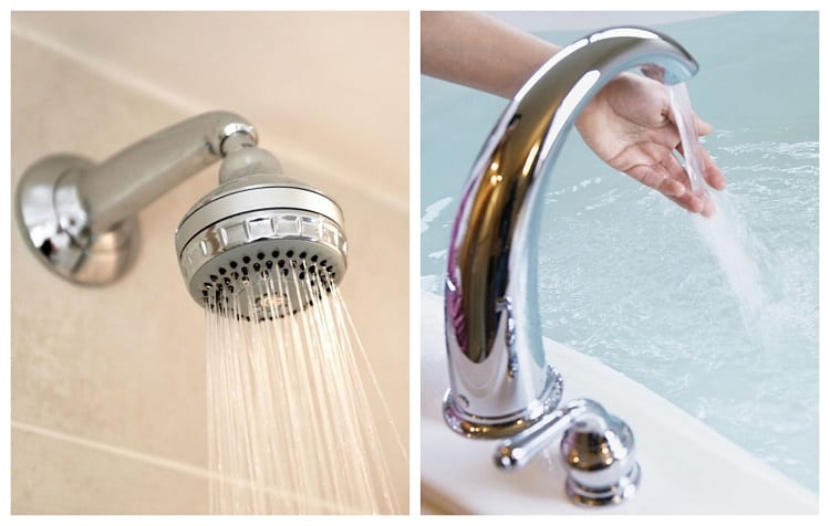 Shower vs Tub Waterflow