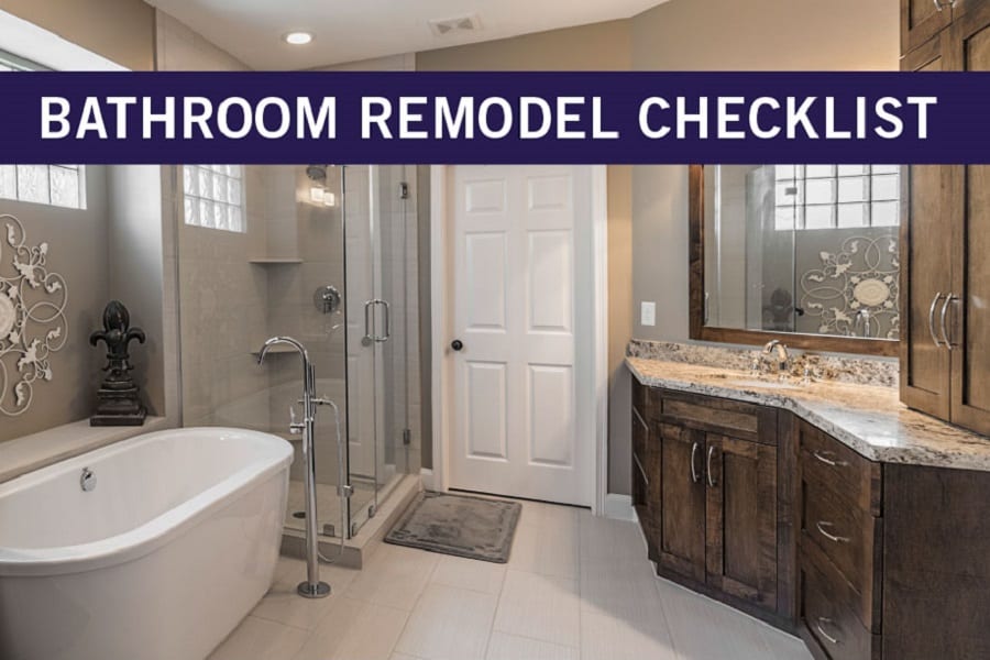 Bathroom Remodeling Checklist: A Step By Step Guide