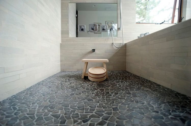 Bathroom Pebble Tiles Flooring