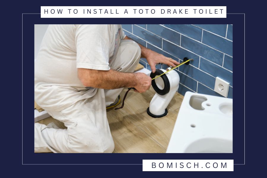 how to install a toto drake toilet